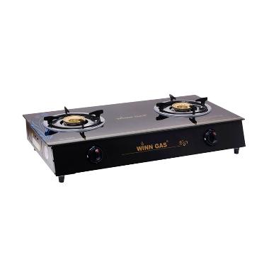 Winn Gas - Kompor Gas 2 Tungku Kaca - W-668