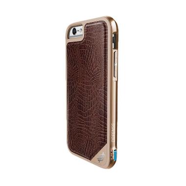X-DORIA Defense Lux Case Casing for ... Plus - BROWN CROCS / GOLD