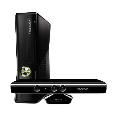 Jual Microsoft Xbox 360 Slim Game Console [4 GB] + Kinect 