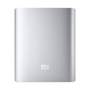 Power Bank Xiaomi - Silver [10400 m ... lampu power bank USB led