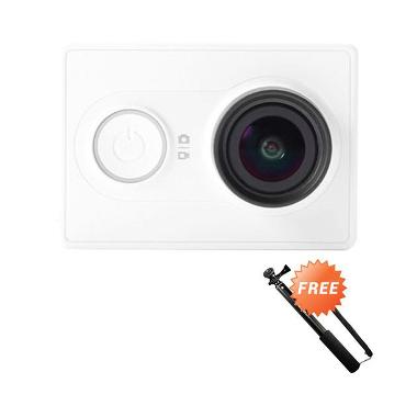 Xiaomi Yi Action Camera - White + Free Attanta SMP-07 Monopod