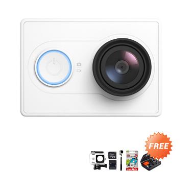Xiaomi Yi Combo Extreme Original Action Cam - Putih + Free Bundling