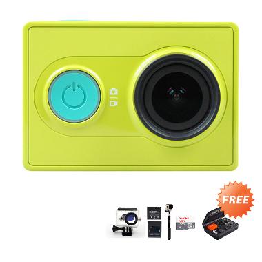 Xiaomi Yi Green versi Internasional Paket Komplit