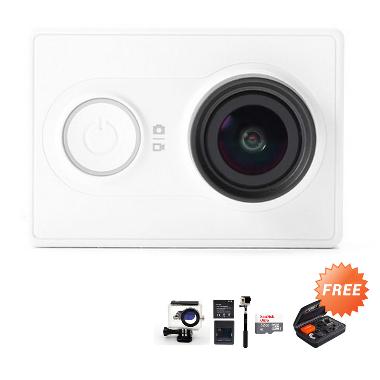 Xiaomi Yi Combo Original White Action Camera [16 MP] + Paket Accessories