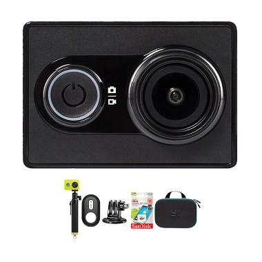 Xiaomi Yi International Paket Combo ... is Bundling Bonus - Hitam