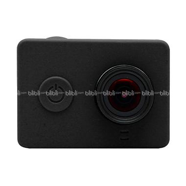 Xiaomi Yi Hitam Silicone Case and Lens Cap