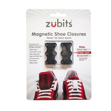 Zubits Magnet Tali Sepatu - Hitam [Size 2]