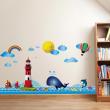 SAMHEZ XH7252 Lighthouse Wall Sticker [50 x 70 cm]