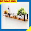 Jual Rak sepatu set ambalan kayu simple lebar serbaguna minimalis ...