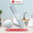 Jual Yonghui - Wallpaper Foam Linen Roll Gulung Warna Biru Muda di