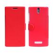NILLKIN ORIGINAL Fresh OPPO Find 5 RedMerah Leathercase Bookcase Flipcase Flipcover Casing Kulit Casing HP Casing Handphone