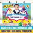 Jual Banner Ulang Tahun / Spanduk Backdrop Ultah / Perlengkapan Ultah Happy Birthday Tema baby