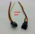 Jual Socket kabel 3 pin ( male + female ) 15cm di Seller Florens