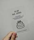 Jual Custom Kartu Ucapan Ulang Tahun | Birthday Greeting Card Kartu Akrilik di Seller Oh My Sign