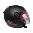 Jual KYT DJ MARU Helm Half Face - SOLID BLACK MATT di Seller Premium