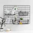 Jual HIJANG 52X35 Hiasan Dinding wire grid wall Keranjang Besi Rak