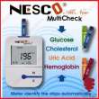 Jual Nesco NW 01 Kit BG Multicheck Alat Cek Gula Darah Urid Acid ...