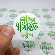 Promo Sticker Label Ucapan Selamat Idul Fitri Segel Tag Amplop Ucapan 4,5 cm - Varian 02 Diskon