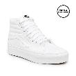 vans high platform white