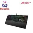 ASUS Strix Scope II X Wired USB Mechanical Gaming Keyboard – 100% Full-Size, Hot Swappable Pre-lubed ROG NX Snow V2 Linear Switches