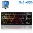 Promo 100% Produk Ori Keyboard Gaming Sades Sabre Tkl Rgb Membrane ...
