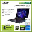 ACER PREDATOR HELIOS NEO 16 PHN16-72-74Z8 16 WUXGA INTEL CORE I7-14700HX NVIDIA GEFORCE RTX 4050 RAM 16GB STORAGE 512GB SSD W11
