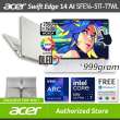 ACER Swift Edge 14 AI SFE14 51T 77WL OLED TOUCH Intel Core Ultra 7 258V 32/1TB SSD Windows 11 OHS M365B 14