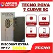 TECNO POVA 7 CURVE 5G 8GB/256GB-GARANSI RESMI TECNO